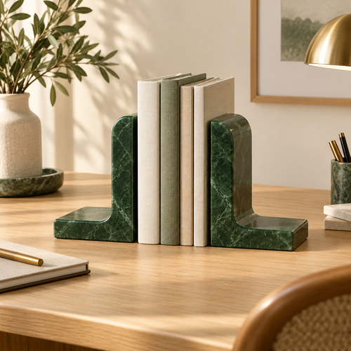 Bookend Pair — concept visualization; styling accessories excluded