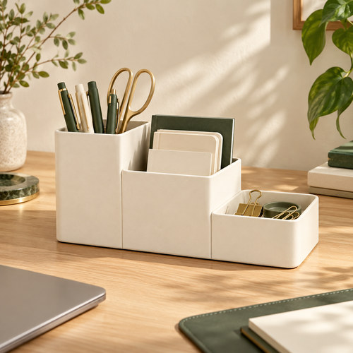 Divide Desktop Organizer — concept visualization; styling accessories excluded